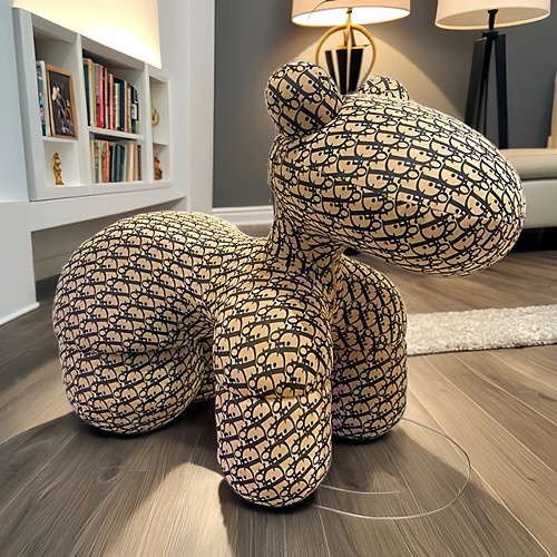 网红小马椅子坐骑儿童玩偶可爱凳