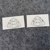 适用于奔驰迈巴赫S级E级V级S450GLS480 侧标 C柱标 GLS580 GLS600