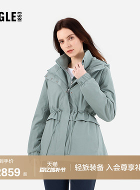 AIGLE MTD随变系列艾高女士棉服外套秋冬款防风法式上衣收腰BD20