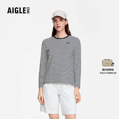 AIGLE艾高女士长袖T恤上衣