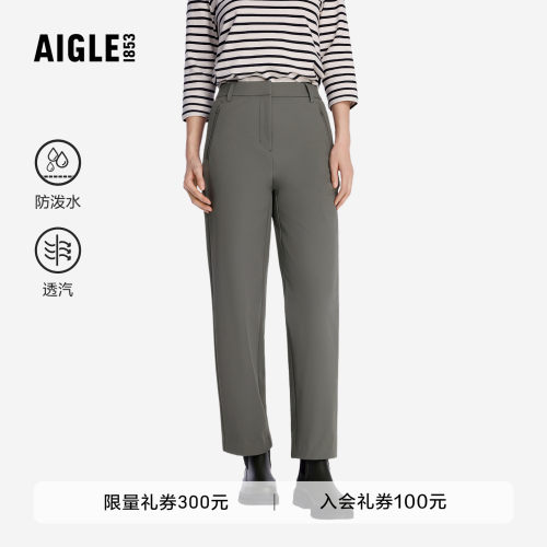 艾高新款软壳长裤休闲裤防泼水