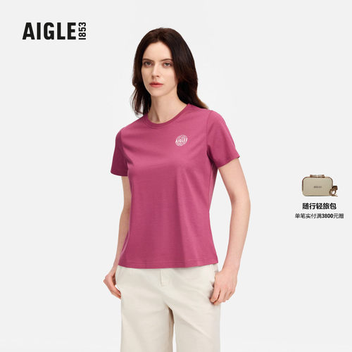 AIGLE艾高短袖T恤女士百搭上衣