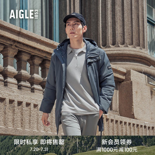 AIGLE艾高秋冬款 外套 GORE TEX户外防风防雨透汽休闲上衣棉服男士
