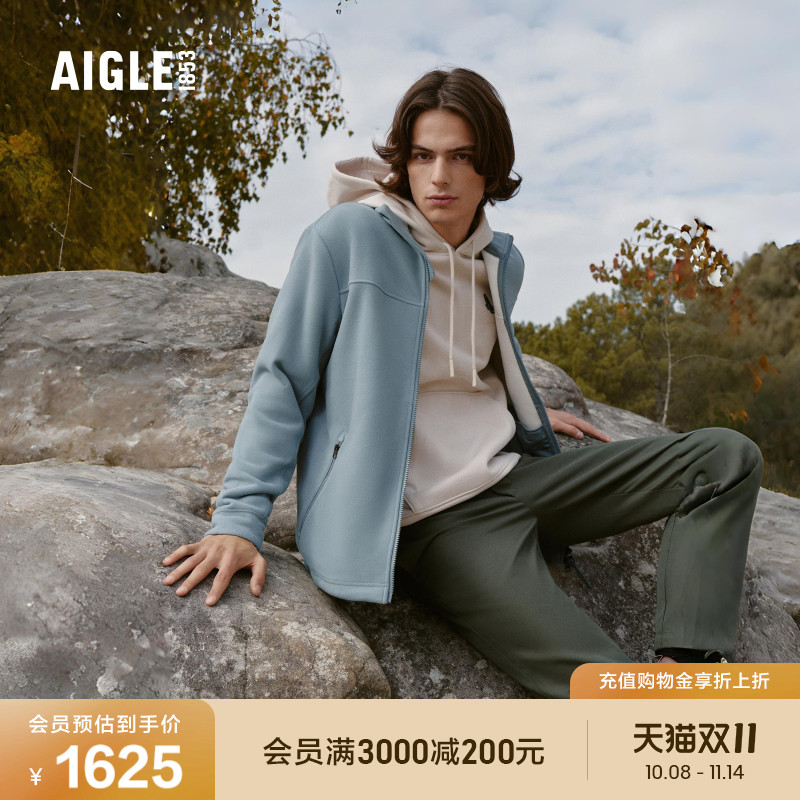 艾高防风AIGLE透汽抓绒衣