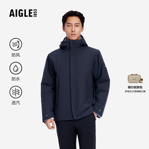 艾高新款棉服外套棉袄防水棉衣