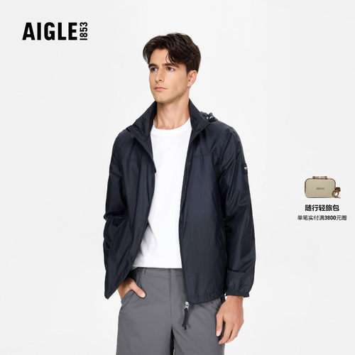 AIGLE艾高法式上衣防泼水夹克男