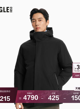AIGLE艾高男士棉服外套秋冬季GTX黑标防风防雨透汽棉衣CA29