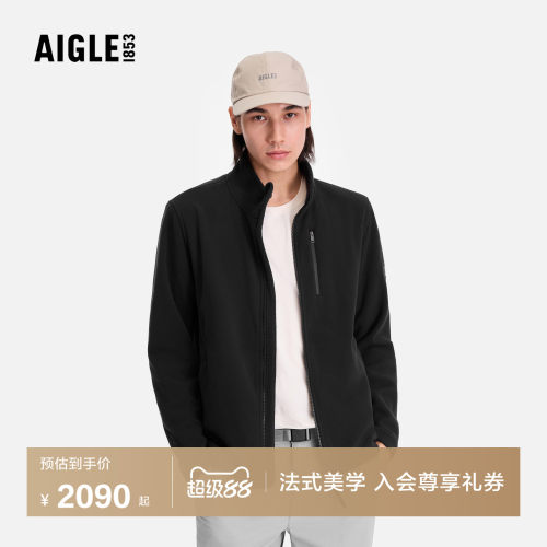 艾高男士外套抓绒衣保暖上衣