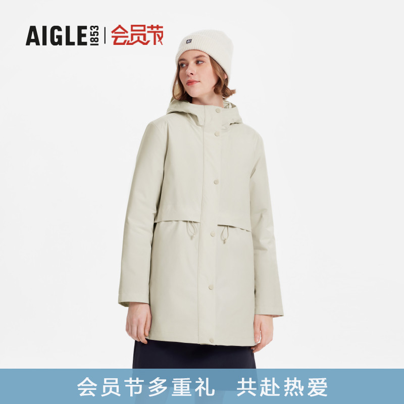 AIGLE艾高防風防雨棉服女
