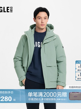 AIGLE MTD随变系列艾高男士棉服法式棉外套秋冬季保暖棉袄BC92