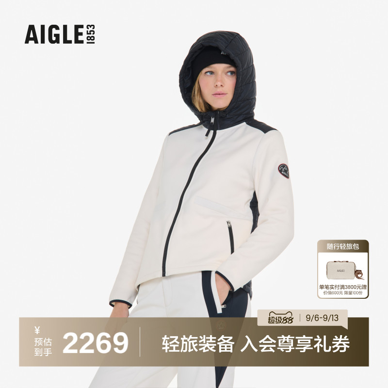 【SKI滑雪系列】AIGLE艾高Polartec保暖抓绒上衣女士加厚外套AZ58