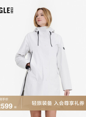 AIGLE MTD随变系列艾高女士外套春秋季上衣户外中长款夹克AU43