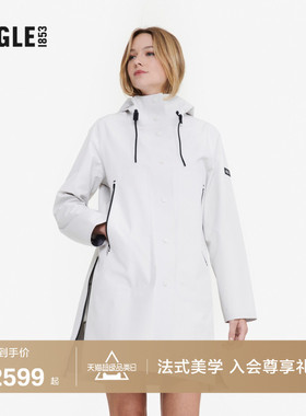 AIGLE MTD随变系列艾高女士外套春秋季上衣户外中长款夹克AU43