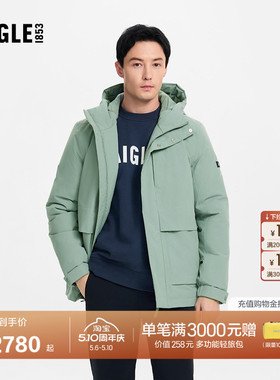 AIGLE MTD随变系列艾高男士棉服法式棉外套秋冬季保暖棉袄BC92