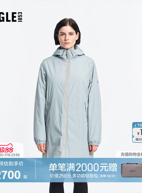AIGLE MTD随变系列艾高女士棉服外套户外保暖棉衣长款棉袄BM50