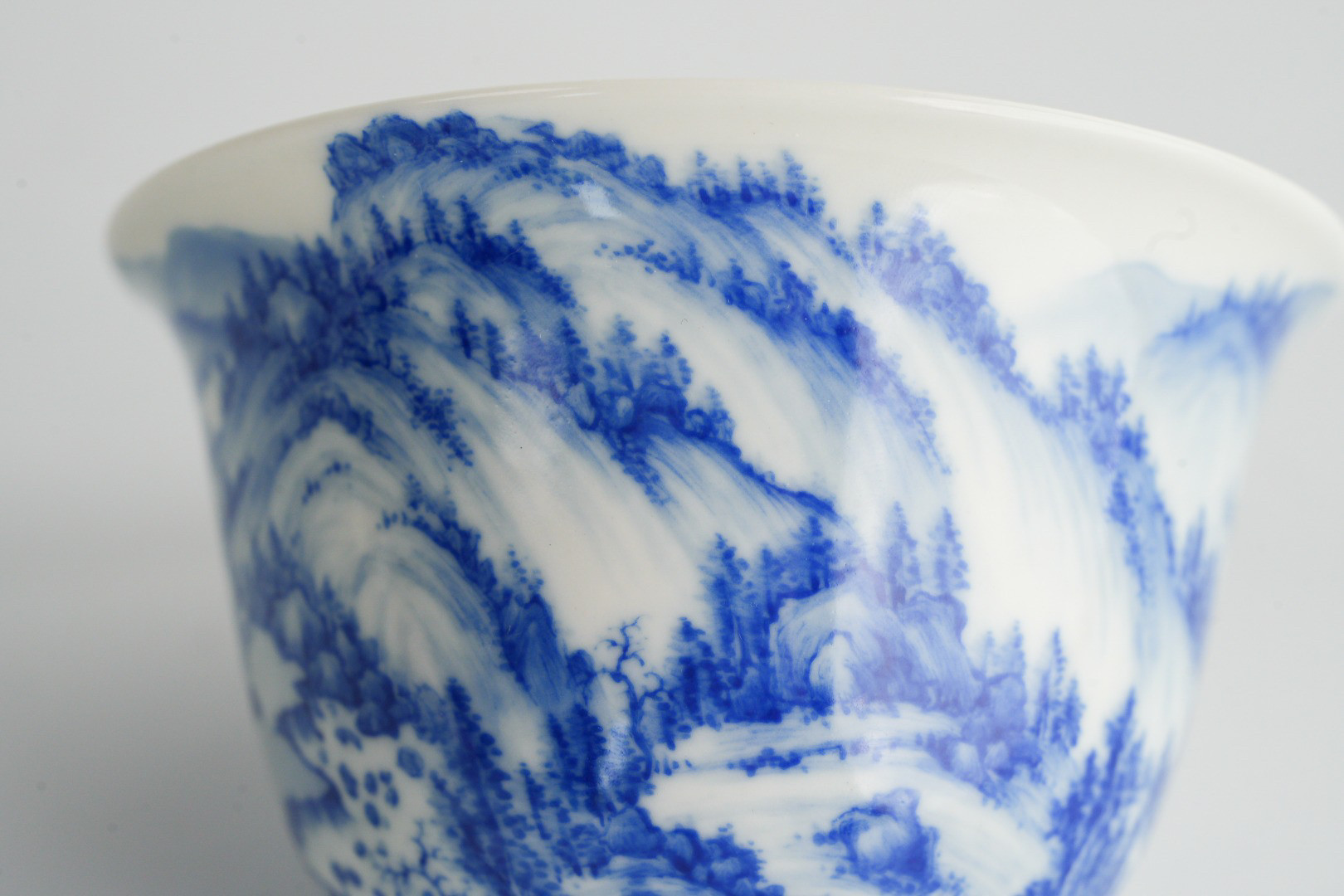 景德镇恒垣山房恒垣养正剩山卷小盖碗