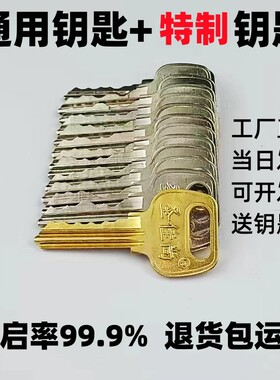 水井电井房钥匙小区物业开锁万能弱电间水房管道井防火门通用钥匙