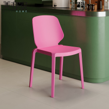 餐椅家用2025新款椅子结实耐用多巴胺休闲靠背椅商用奶茶店餐桌椅