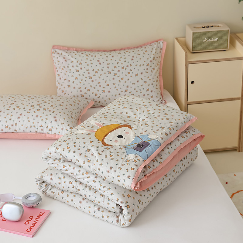 120x150cm儿童秋天盖的被子 儿童午睡小学生专用空调被四季通用薄