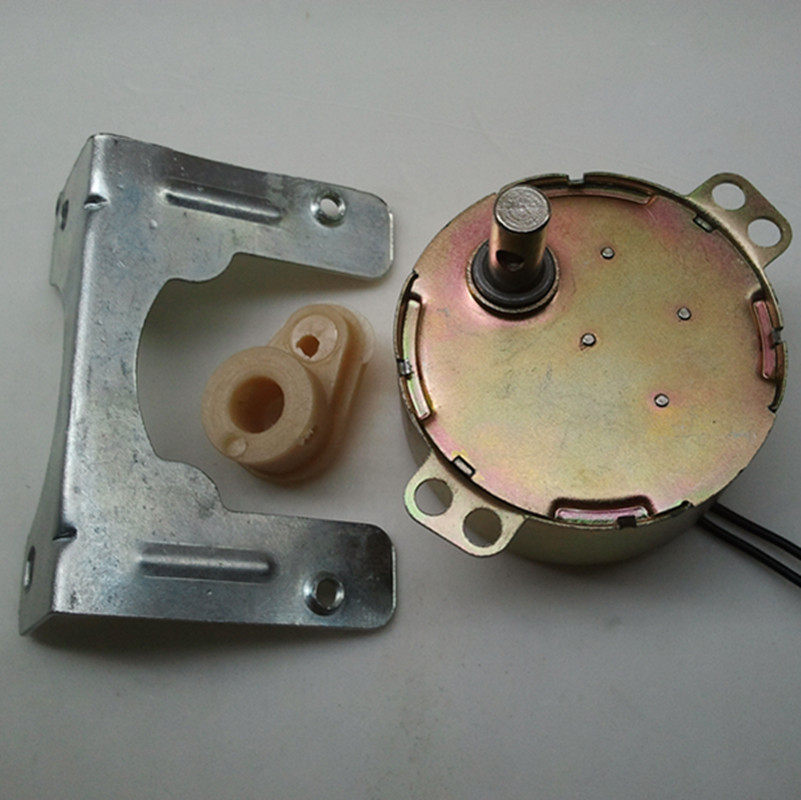 220v低速鸿运扇不定向转页扇导风轮电风扇配件摇头同步电机马达