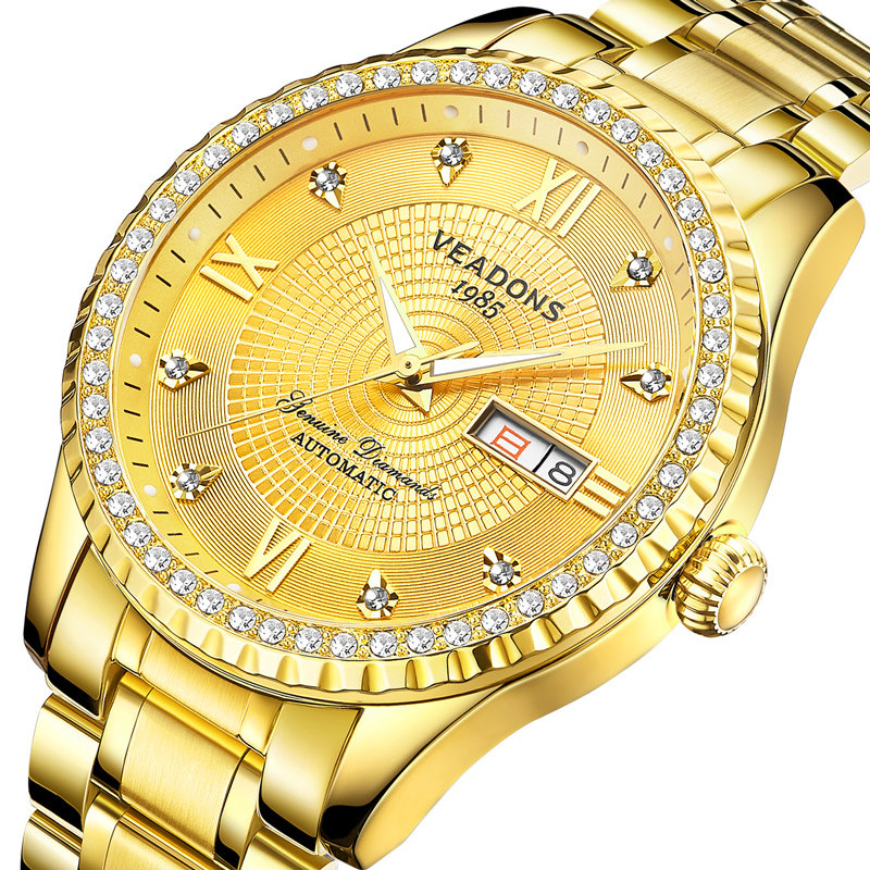 威顿手表男士防水2020新款机械表全自动镂空潮十大品牌男国产腕表