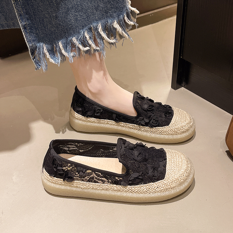 平底休闲布鞋玛丽珍渔夫鞋