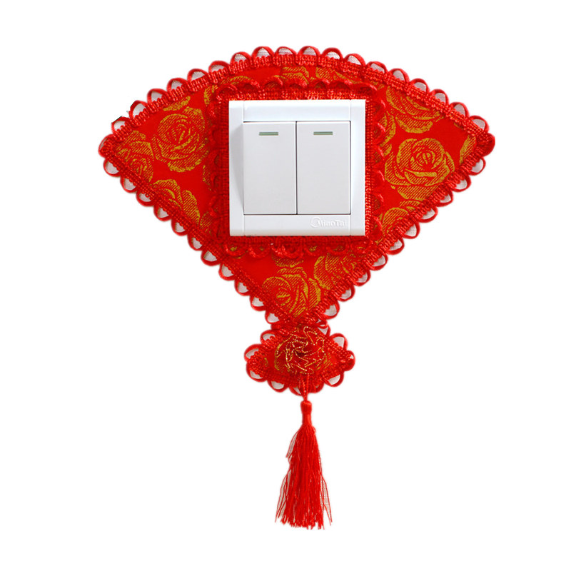 布艺开关贴开关套创意卧室简约