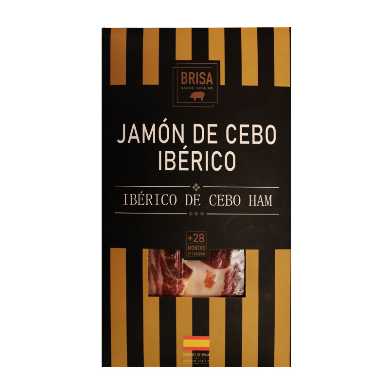 brisa伊比利亚黑猪谷饲火腿后腿切片50g即食风干西餐西班牙进口