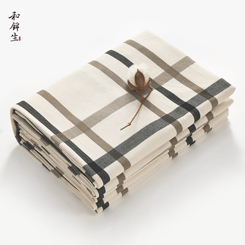 全棉老粗布床单和锦生纯棉