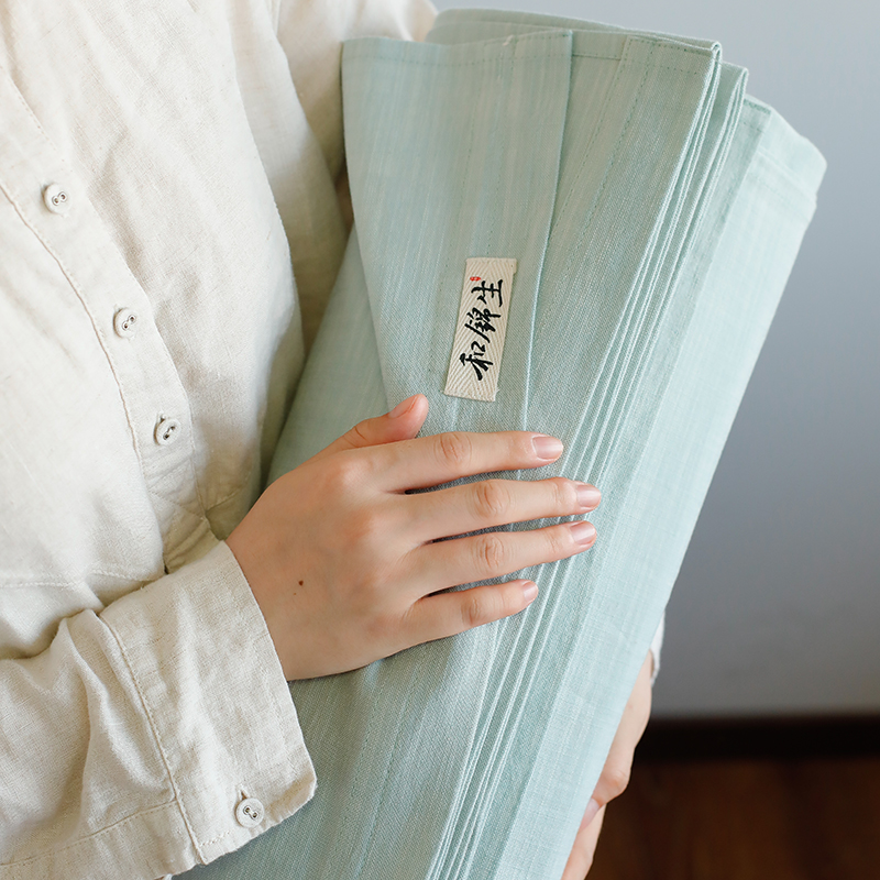 老工艺棉布「安心」床单单件 纯棉全棉老粗布纯色简约