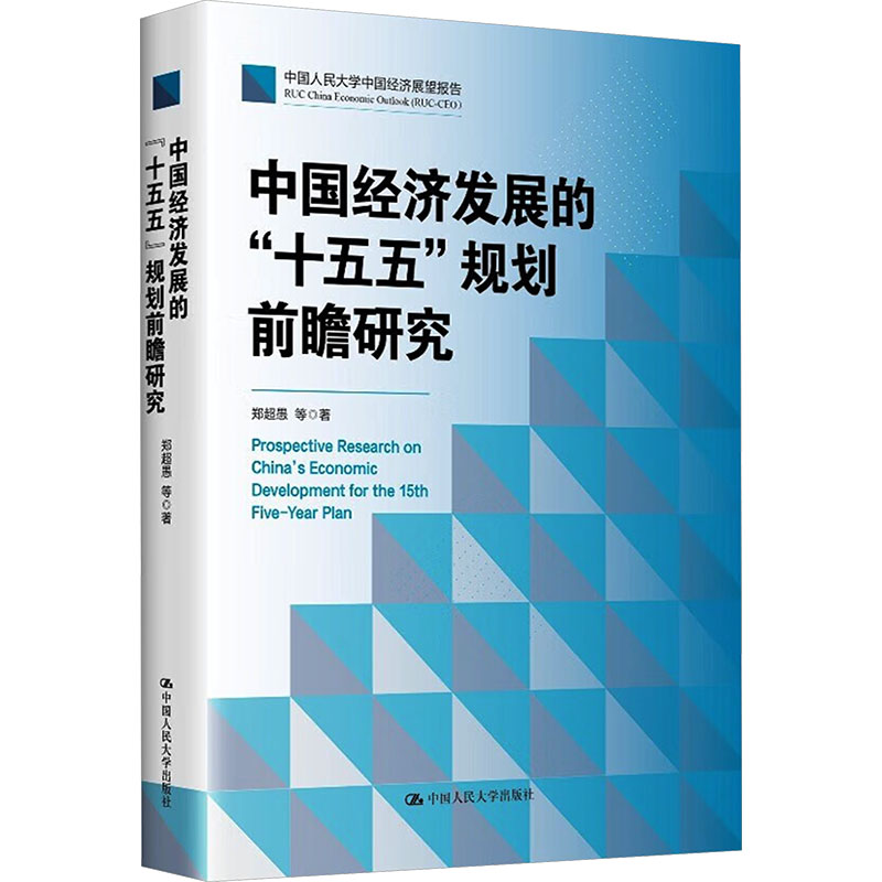 【官方正版】 中国经济发展的“十五五”规划前瞻研究 郑超愚等著 中国人民大学出版社 9787300344256