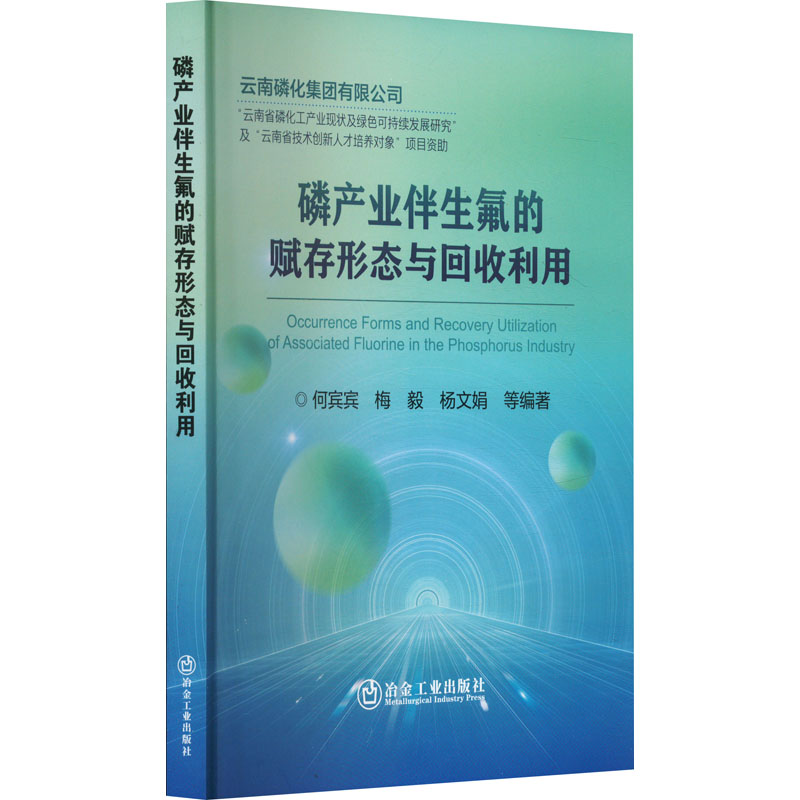 【官方正版】磷产业伴生氟的赋存形态与回收利用 9787524000877何宾宾...[等]编著冶金工业出版社