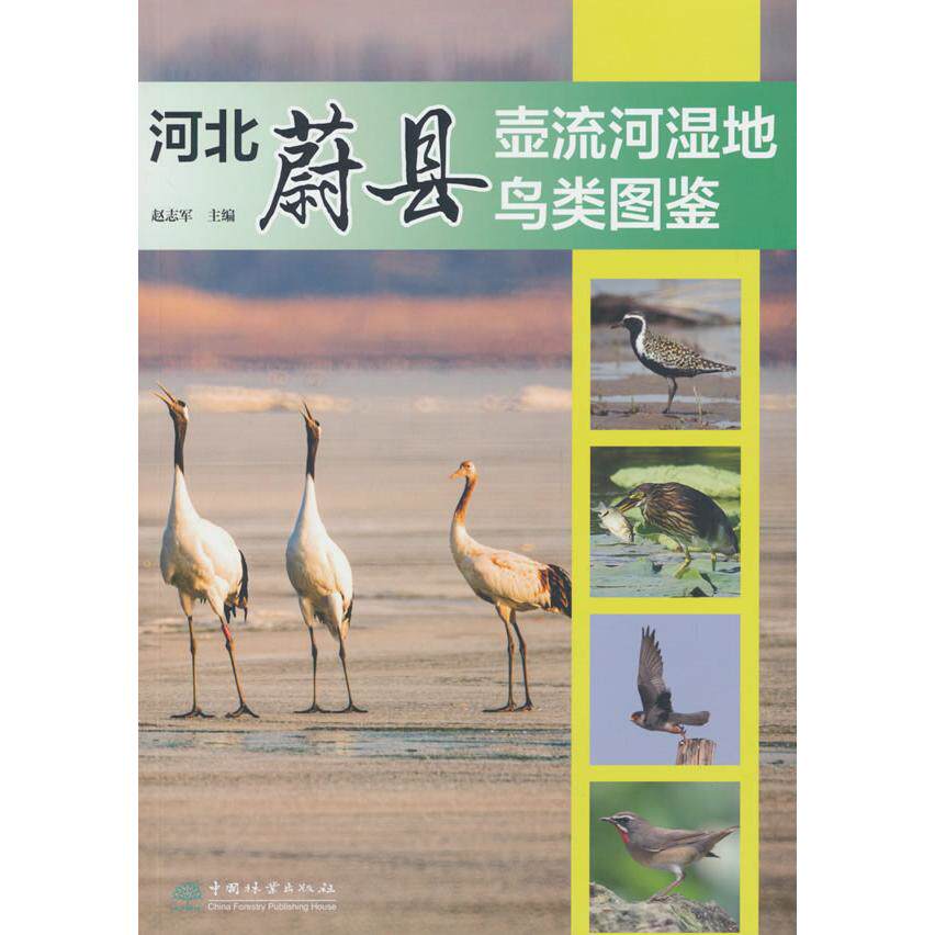 【官方正版】 河北蔚县壶流河湿地鸟类图鉴 9787521927054 赵志军主编 中国林业出版社