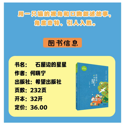 【官方正版】 石屋边的星星 9787537992572 何晓宁 希望出版社