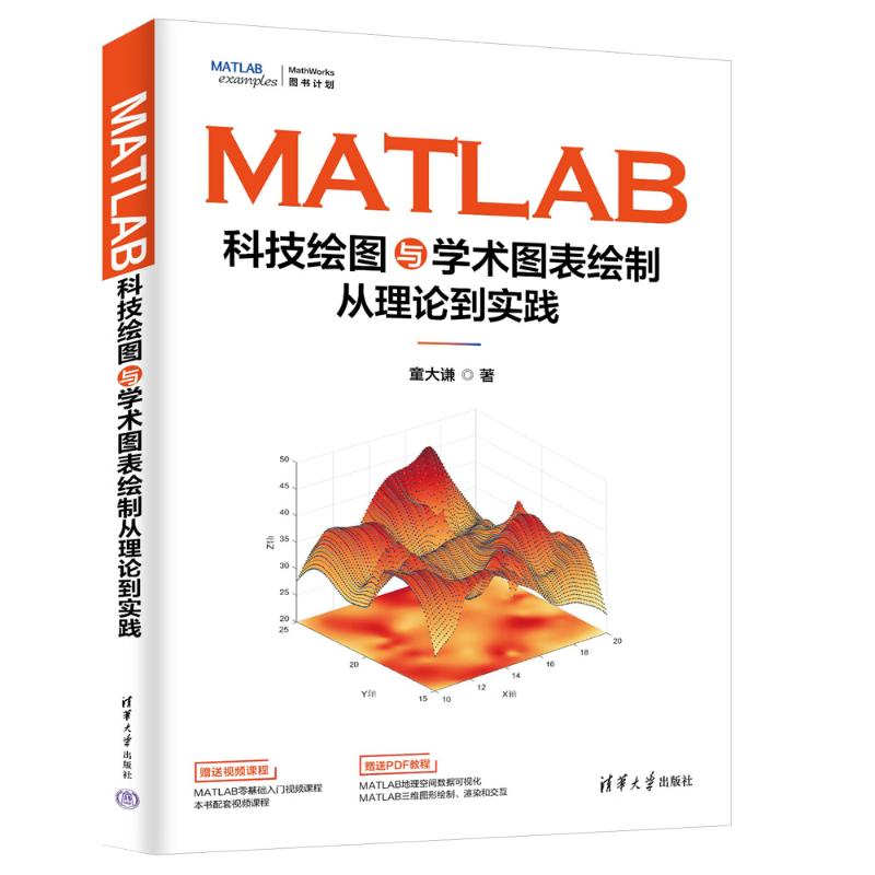 【官方正版】 MATLAB科技绘图与学术图表绘制从理论到实践 童大谦著 清华大学出版社 9787302680741