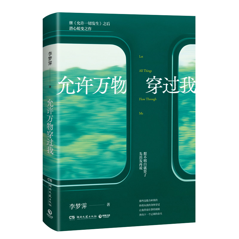 【官方正版】 允许万物穿过我 李梦霁著 湖南文艺出版社 9787572624124