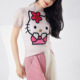 女式 t恤HelloKitty猫可爱甜美修身 显瘦时尚 三宅热卖 百搭短袖 上衣