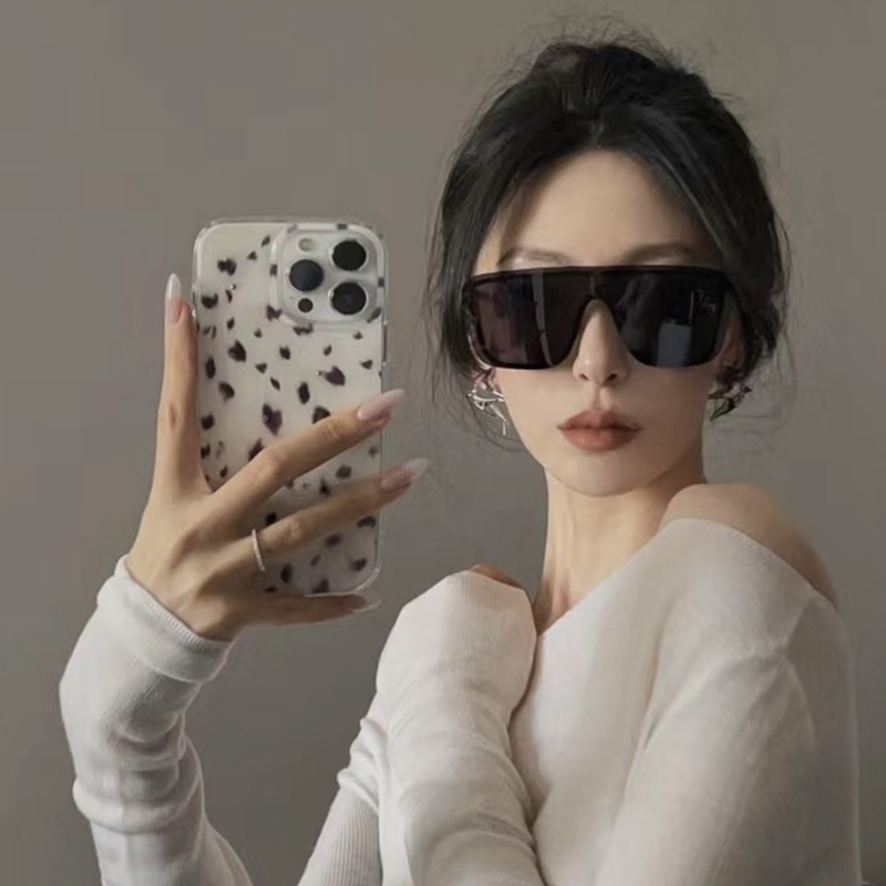 小红书网红款显瘦大框黑超太阳镜