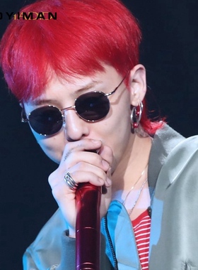 洛伊曼蒋奇明同款金丝痞帅墨镜