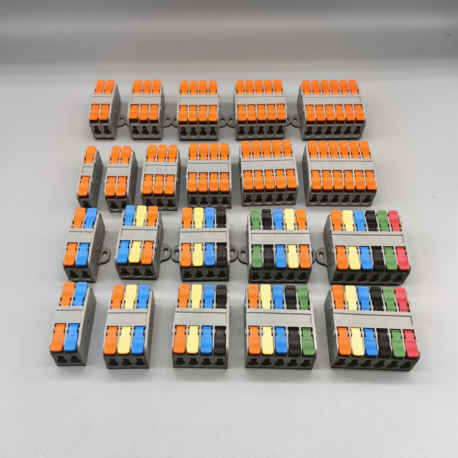 海威kv442电线快速接线端子排按压式对接连接器组合式接线柱kv662
