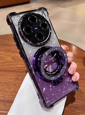 磁吸带支架支架适用vivoy300pro手机壳新款vivox200gt超薄y200i电镀x100s气囊防摔pro+镜头全包女x90s硅胶x80