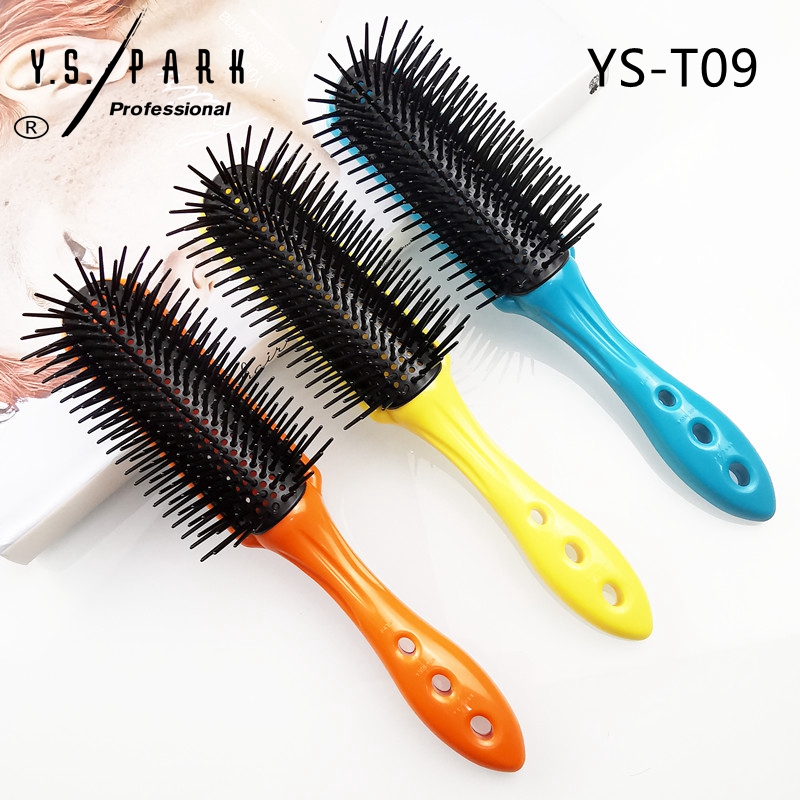 YSPARK专业防静吹风造型九排梳