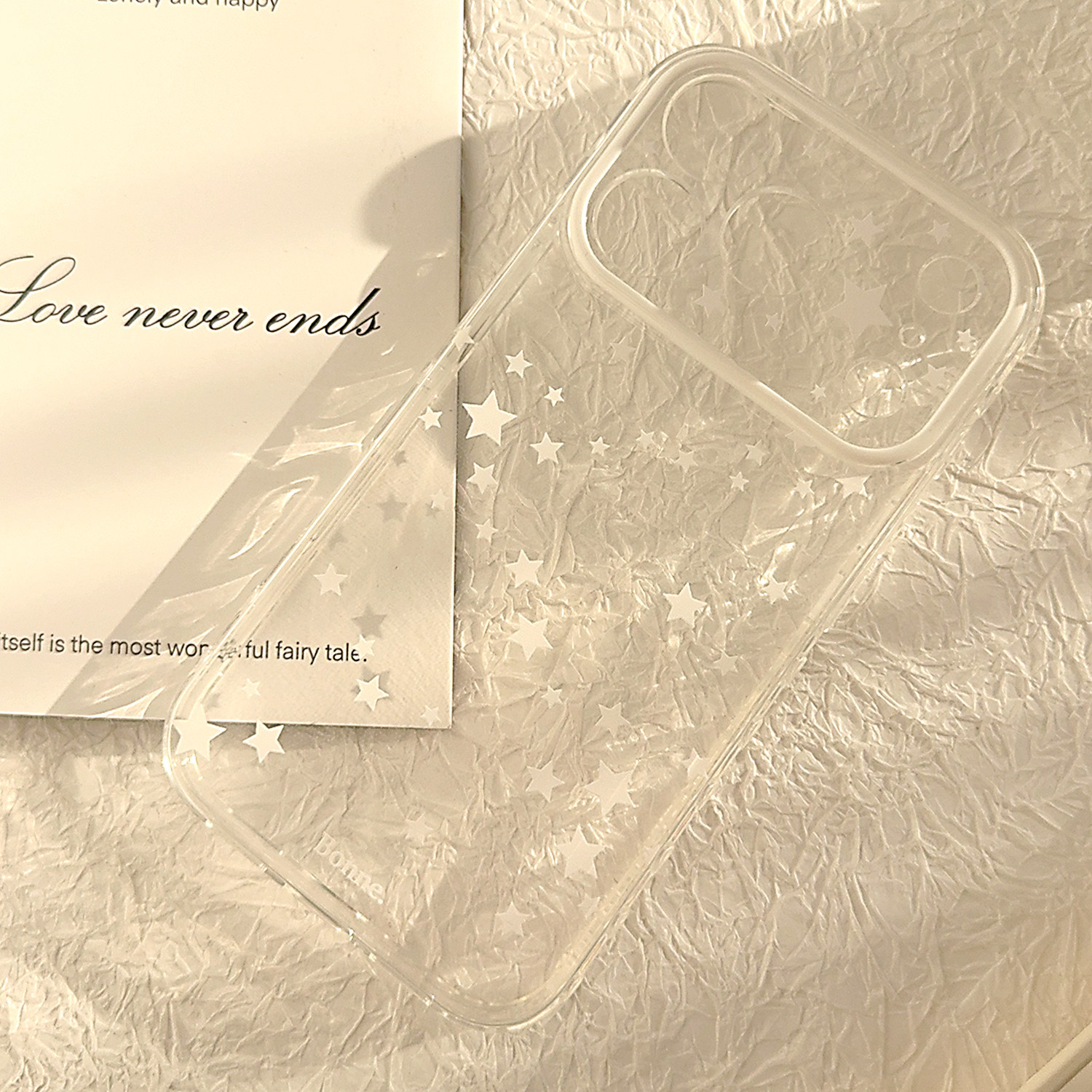 透明简约白色星星适用苹果17promax手机壳iphone16pro新款15女款14日韩风ins风小众13防摔12软保护套17个性,3C数码配件,手机保护套/壳,淘宝优惠券,粉丝福利购,淘宝优惠卷