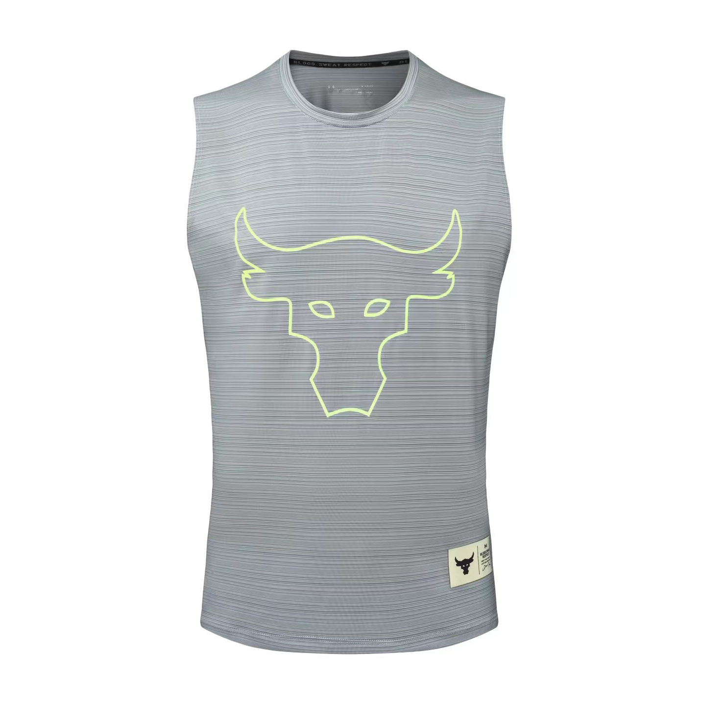 thumbnail for Foreign Trade Anjia Niutou Rock Men&#039s Fitness Vest High-Elastic Sports Vest Loose Breathable Quick-Drying Sleeveless T-Shirt