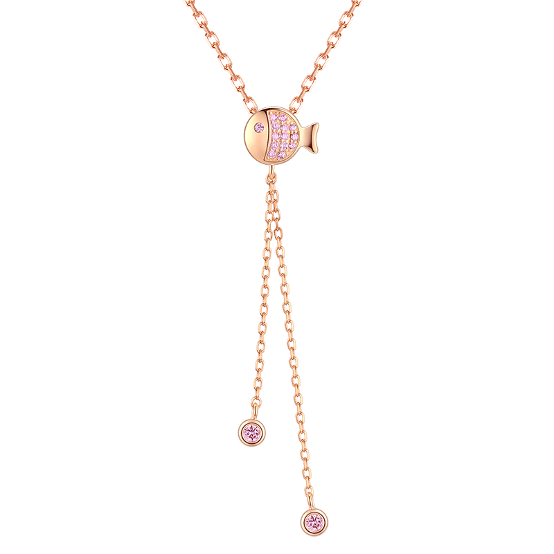 纯银情侣礼物小众送女友锁骨链