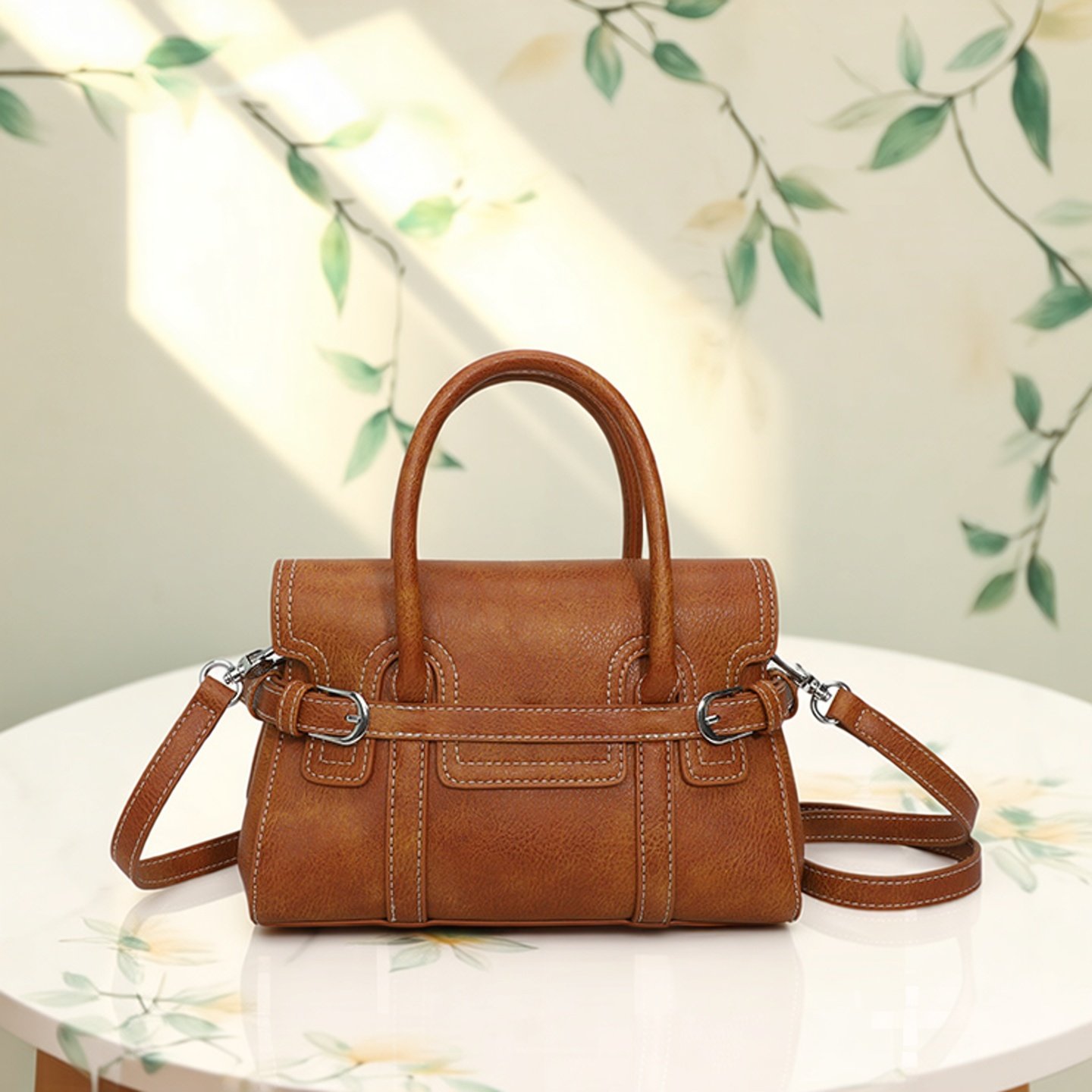 琉光晚宴小方包包女士2025新款手提单肩斜跨高级感简约复古英伦风