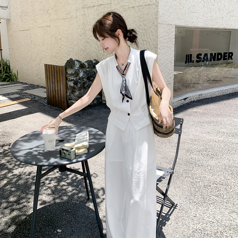 主推新款设计款丝巾装饰两件套C252-2620P155K238，女装套装/套裙，新风尚
