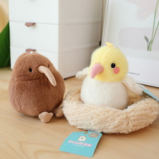 几维鸟麻雀玩偶玄风鹦鹉鸟窝山雀企鹅挂件挂饰布娃娃公仔毛绒玩具