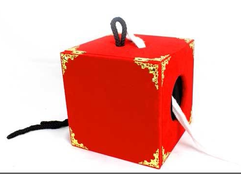 包邮  刘谦同款四度空间盒子 近景互动魔术道具   绳子穿越魔术