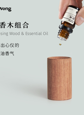 Dr.Wong精油扩香木组合香薰木摆件家用精油香薰便携扩香石